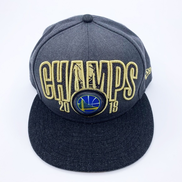 Golden State Warriors New Era 9Fifty Cap 18 Champs - Picture 2 of 7
